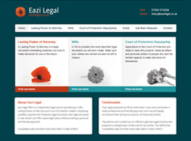 Eazi Legal Website